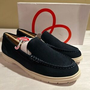 Blondo Women's Size 9 M Alex Navy Suede Loafer Slip-Ons New With Box